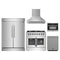 Forno 5-Piece Appliance Package - 36-Inch Galiano French Door Dual Fuel Range, Wall Mount Range Hood, 60-Inch Refrigerator, Dishwasher, and 24-Inch Microwave Oven in Stainless Steel