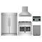 Forno 5-Piece Appliance Package - 36-Inch Galiano French Door Dual Fuel Range, Wall Mount Range Hood, 60-Inch Refrigerator, Dishwasher, and 30-Inch Microwave Oven in Stainless Steel