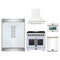 Forno 5-Piece Appliance Package - 36-inch Dual Fuel Range, Hood, Refrigerator, Dishwasher and 24-Inch Microwave Oven in White with Antique Brass Trim