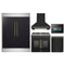 Forno 5-Piece Appliance Package - 36-inch Gas Range, Hood, Refrigerator, Dishwasher and 24-Inch Microwave Oven in Black