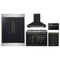 Forno 5-Piece Appliance Package - 48-inch Gas Range, Hood, Refrigerator, Dishwasher and 24-Inch Microwave Drawer in Black