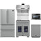 Forno 5-Piece Pro Appliance Package - 30-Inch Gas Range, Refrigerator, Wall Mount Hood with Backsplash, 24-Inch Microwave Drawer, & 3-Rack Dishwasher in Stainless Steel