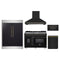 Forno 5-Piece Appliance Package - 48-inch Capriasca French Door Gas Range, Hood, 60-Inch Built-In Refrigerator, Dishwasher and 30-Inch Microwave Drawer in Black with Antique Brass Trim