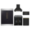 Forno 5-Piece Appliance Package - 30-Inch Galiano French Door Electric Range, Wall Mount Range Hood, 60-Inch Refrigerator, Dishwasher, and 30-Inch Microwave Drawer in Black with Antique Brass Trim