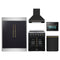 Forno 5-Piece Appliance Package - 30-Inch Galiano French Door Electric Range, Wall Mount Range Hood, 60-Inch Refrigerator, Dishwasher, and 24-Inch Microwave Oven in Black with Antique Brass Trim