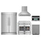 Forno 5-Piece Appliance Package - 36-Inch Galiano French Door Electric Range, Wall Mount Range Hood, 60-Inch Refrigerator, Dishwasher, and 30-Inch Microwave Oven in Stainless Steel