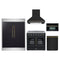 Forno 5-Piece Appliance Package - 36-Inch Galiano French Door Electric Range, Wall Mount Range Hood, 60-Inch Refrigerator, Dishwasher, and 30-Inch Microwave Oven in Black with Antique Brass Trim