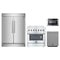 Forno 4-Piece Appliance Package - 36-Inch Electric Range, Pro-Style Refrigerator, Dishwasher, and 24-Inch Microwave Drawer in Stainless Steel