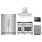 Forno 5-Piece Pro Appliance Package - 48-Inch Dual Fuel Range, 60-Inch Pro-Style Refrigerator, Wall Mount Hood, 24-Inch Microwave Drawer, & 3-Rack Dishwasher in Stainless Steel
