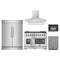 Forno 5-Piece Pro Appliance Package - 48-Inch Dual Fuel Range, 60-Inch Pro-Style Refrigerator, Wall Mount Hood, 24-Inch Microwave Oven, & 3-Rack Dishwasher in Stainless Steel