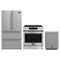 Forno Espresso 3-Piece Appliance Package - 30-Inch Induction Range, Refrigerator and Dishwasher in Stainless Steel with Stainless Steel Trim