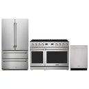 Thor Kitchen A-Series 3-Piece Appliance Package - 48-Inch Gas Range, Refrigerator, and Dishwasher in Stainless Steel