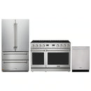 Thor Kitchen A-Series 3-Piece Appliance Package - 48-Inch Propane Gas Range, Refrigerator, and Dishwasher in Stainless Steel