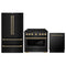 ZLINE 3-Piece Appliance Package - 36-Inch Paramount Dual Fuel Range, 36-Inch French Door Refrigerator, Dishwasher, in Black Stainless Steel with Champagne Bronze Accents