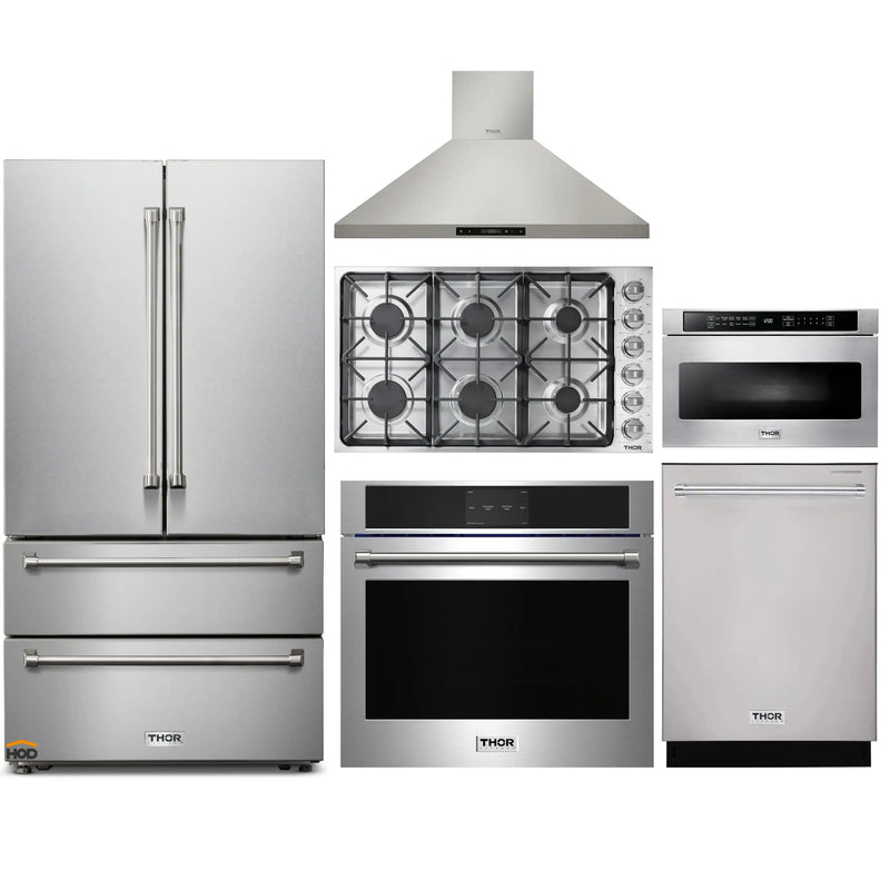 Thor Kitchen 6-Pc Pro Package - 36