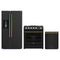 Forno 3-Piece Appliance Package - 30-Inch Espresso Gas Range, Refrigerator with Water Dispenser, and Dishwasher in Black with Antique Brass Trim