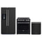 Forno Espresso 3-Piece Appliance Package - 30-Inch Electric Range, Refrigerator with Water Dispenser and Dishwasher in Black with Stainless Steel Trim