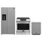 Forno Espresso 3-Piece Appliance Package - 30-Inch Induction Range, Refrigerator with Water Dispenser and Dishwasher in Stainless Steel with Stainless Steel Trim