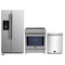 Forno 3-Piece Appliance Package - 30-Inch Induction Range, Refrigerator with Water Dispenser, and Dishwasher in Stainless Steel