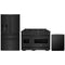 ZLINE 3-Piece Appliance Package - 48-Inch Dual Fuel Range, Refrigerator with Water Dispenser, and Dishwasher in Black Stainless Steel