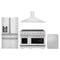 ZLINE 4-Piece Appliance Package - 48-Inch Paramount Induction Range, Wall Mount Range Hood, 36-Inch French Door Refrigerator with Water Dispenser, and Dishwasher in Stainless Steel