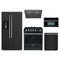 Forno 5-Piece Appliance Package - 30-Inch Gas Range, Under Cabinet Range Hood, Refrigerator with Water Dispenser, Dishwasher, and 30-Inch Microwave Oven in Black with Stainless Steel Trim