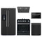 Forno 5-Piece Appliance Package - 30-Inch Leonardo Espresso Gas Range, Under Cabinet Range Hood, Refrigerator with Water Dispenser, Dishwasher, and Microwave Drawer in Black with Stainless Steel Trim