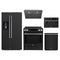 Forno 5-Piece Appliance Package - 30-Inch Induction Range, Under Cabinet Range Hood, Refrigerator with Water Dispenser, Dishwasher, and 30-Inch Microwave Drawer in Black with Stainless Steel Trim