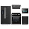 Forno 5-Piece Appliance Package - 30-Inch Induction Range, Under Cabinet Range Hood, Refrigerator with Water Dispenser, Dishwasher, and 24-Inch Microwave Oven in Black with Stainless Steel Trim