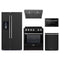 Forno 5-Piece Appliance Package - 30-Inch Leonardo Espresso Induction Range, Under Cabinet Range Hood, Refrigerator with Water Dispenser, Dishwasher, and Microwave Drawer in Black with Stainless Steel Trim