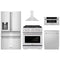 ZLINE 5-Piece Appliance Package - 30-Inch Paramount Dual Fuel Range, Wall Mount Range Hood, 36-Inch French Door Refrigerator with Water Dispenser, Dishwasher, and 30-Inch Microwave Drawer in Stainless Steel