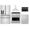 ZLINE 5-Piece Appliance Package - 30-Inch Paramount Dual Fuel Range, Wall Mount Range Hood, 36-Inch French Door Refrigerator with Water Dispenser, Dishwasher, and 30-Inch Microwave Drawer in Stainless Steel