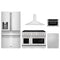 ZLINE 5-Piece Appliance Package - 48-Inch Paramount Gas Range, Wall Mount Range Hood, 36-Inch French Door Refrigerator with Water Dispenser, Dishwasher, and 30-Inch Microwave Drawer in Stainless Steel