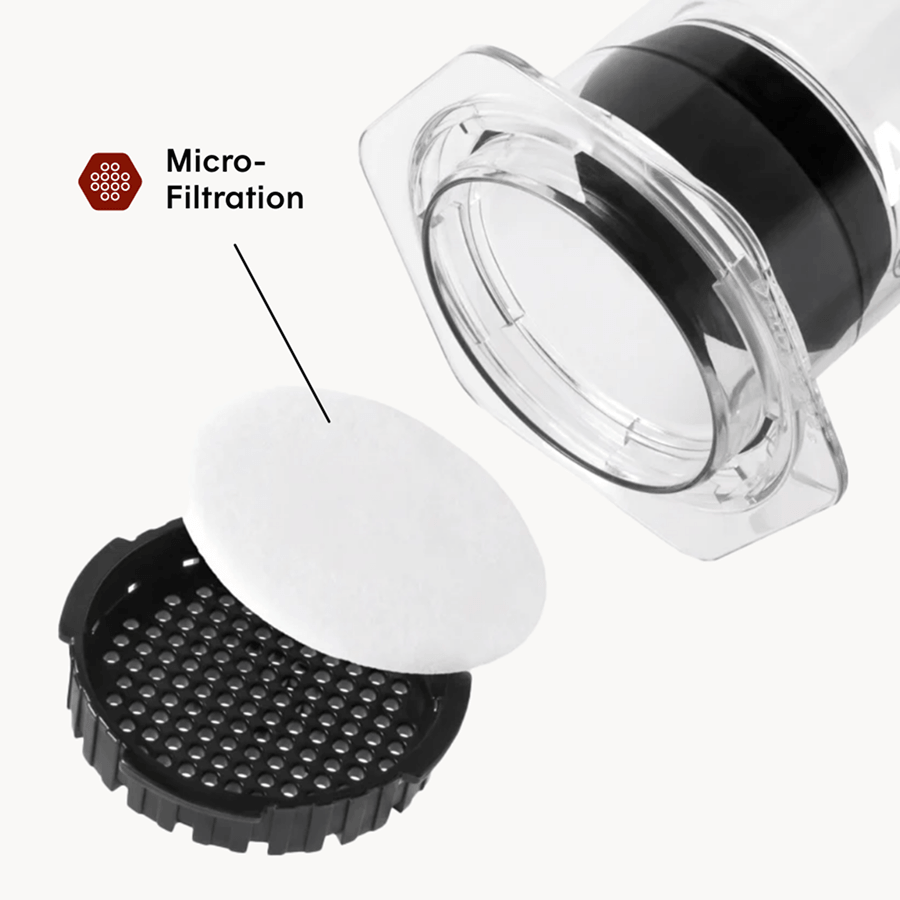 AeroPress Clear XL Coffee Press and XL Variable Flow Control Cap Bundle, 3-in-1 Brewing (XL90XLVFC1)