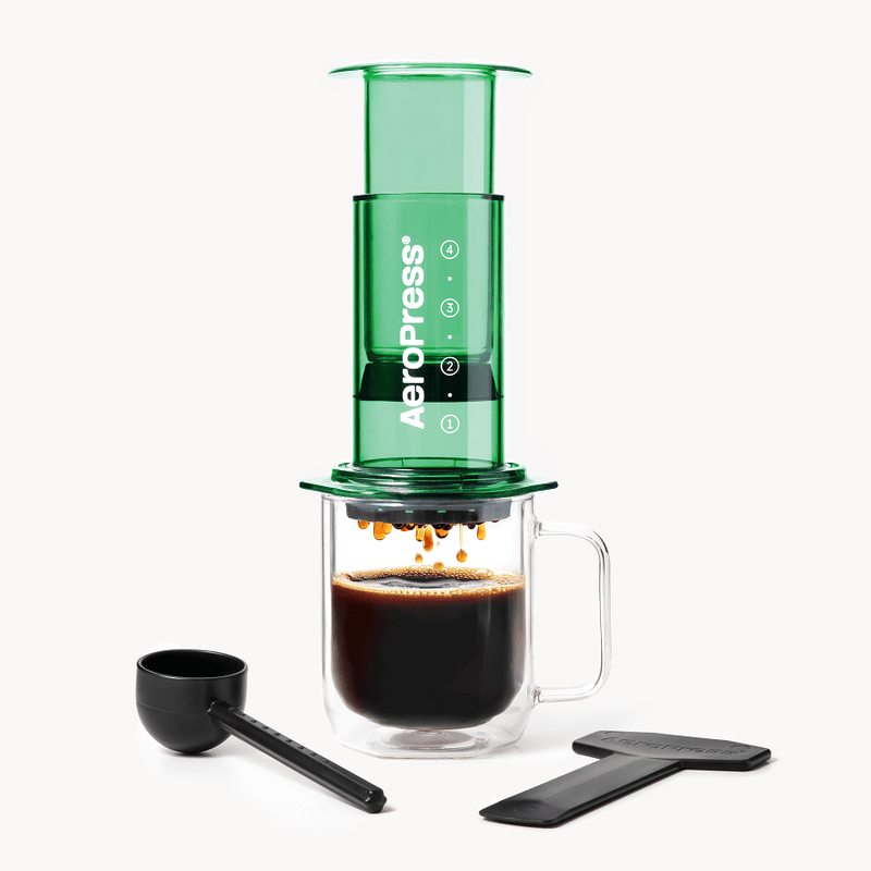 AeroPress Coffee Maker, 3-in-1 Brewing, Clear & Colors