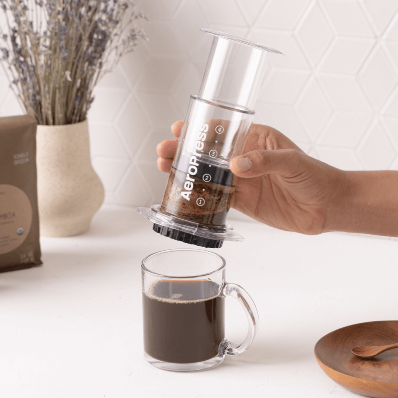 AeroPress Coffee Maker Clear & Colors
