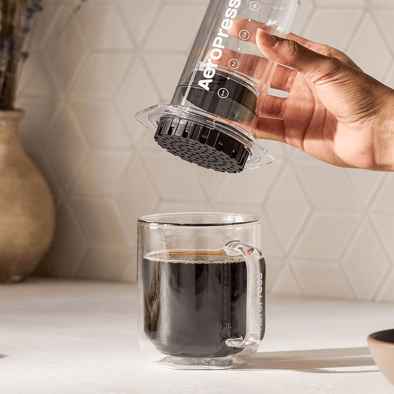AeroPress Coffee Maker Clear & Colors