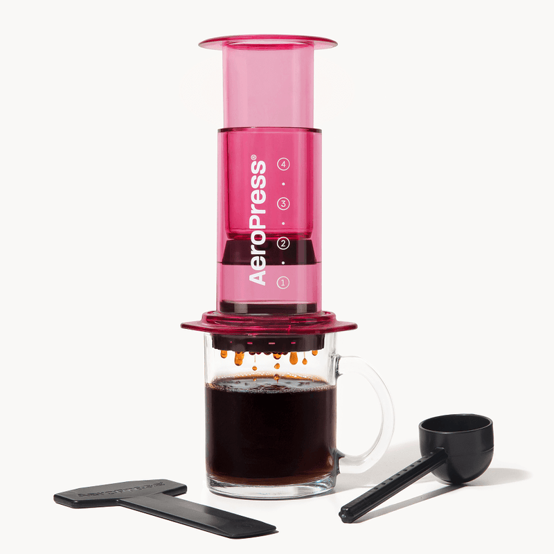 AeroPress Coffee Maker, 3-in-1 Brewing, Clear & Colors
