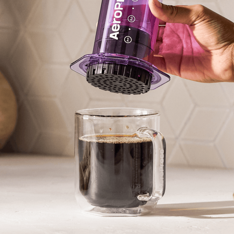 AeroPress Coffee Maker Clear & Colors