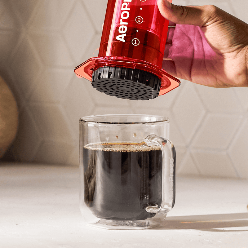 AeroPress Coffee Maker Clear & Colors