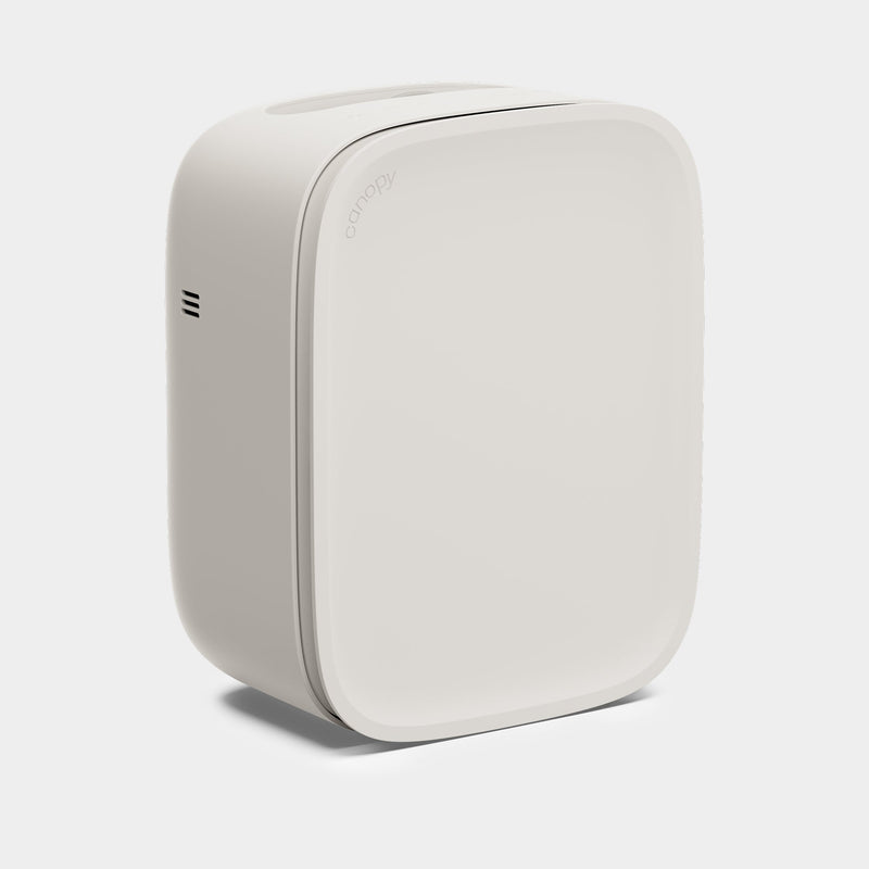 Bedside Air Purifier - Air Quality Monitoring, App-Free and with HEPA-13 Filter