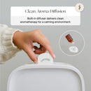 Bedside Air Purifier - Air Quality Monitoring, App-Free and with HEPA-13 Filter