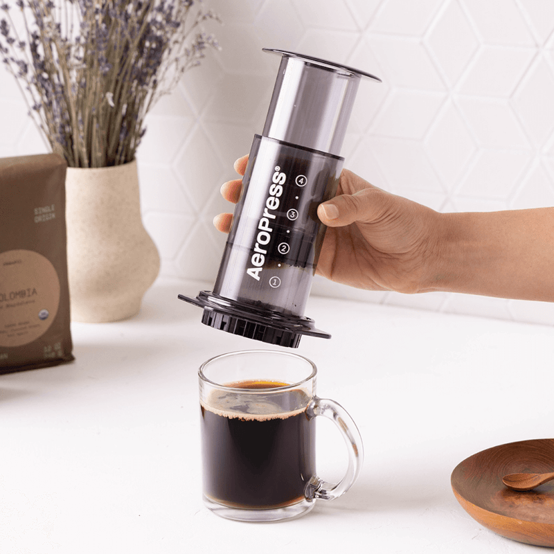 AeroPress Coffee Maker Clear & Colors