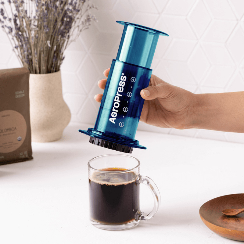 AeroPress Coffee Maker Clear & Colors