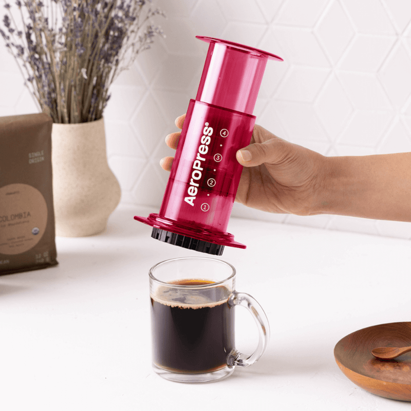 AeroPress Coffee Maker Clear & Colors