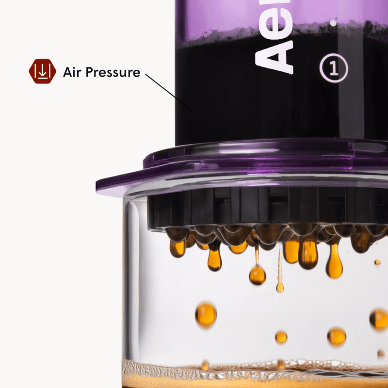 AeroPress Coffee Maker Clear & Colors