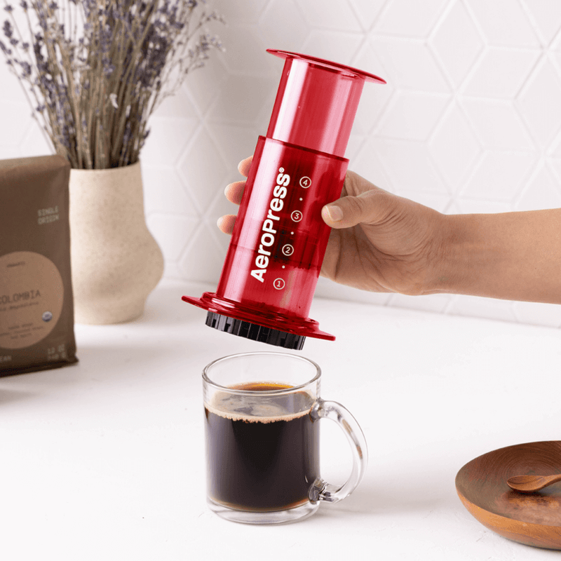 AeroPress Coffee Maker Clear & Colors