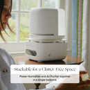 Canopy Bedside Air Purifier - Air Quality Monitoring, App-Free and with HEPA-13 Filter