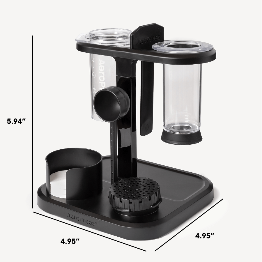 AeroPress Original XL Coffee Maker & Organizer Stand Bundle, 3-in-1 Brewing (XLOS1)