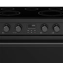 Thor Kitchen 4-Piece Appliance Package - 36-Inch Electric Range, 30-Inch Refrigerator, 36-Inch Wall Mount Range Hood, & 24-Inch Dishwasher in Black